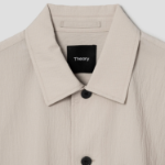 Theory Men Kelso Short Sleeve Overshirt - Sand