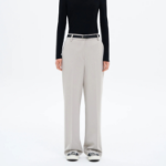 8 seconds Basic Straight Slacks - Beige
