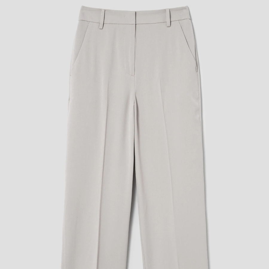 8 seconds Basic Straight Slacks - Beige