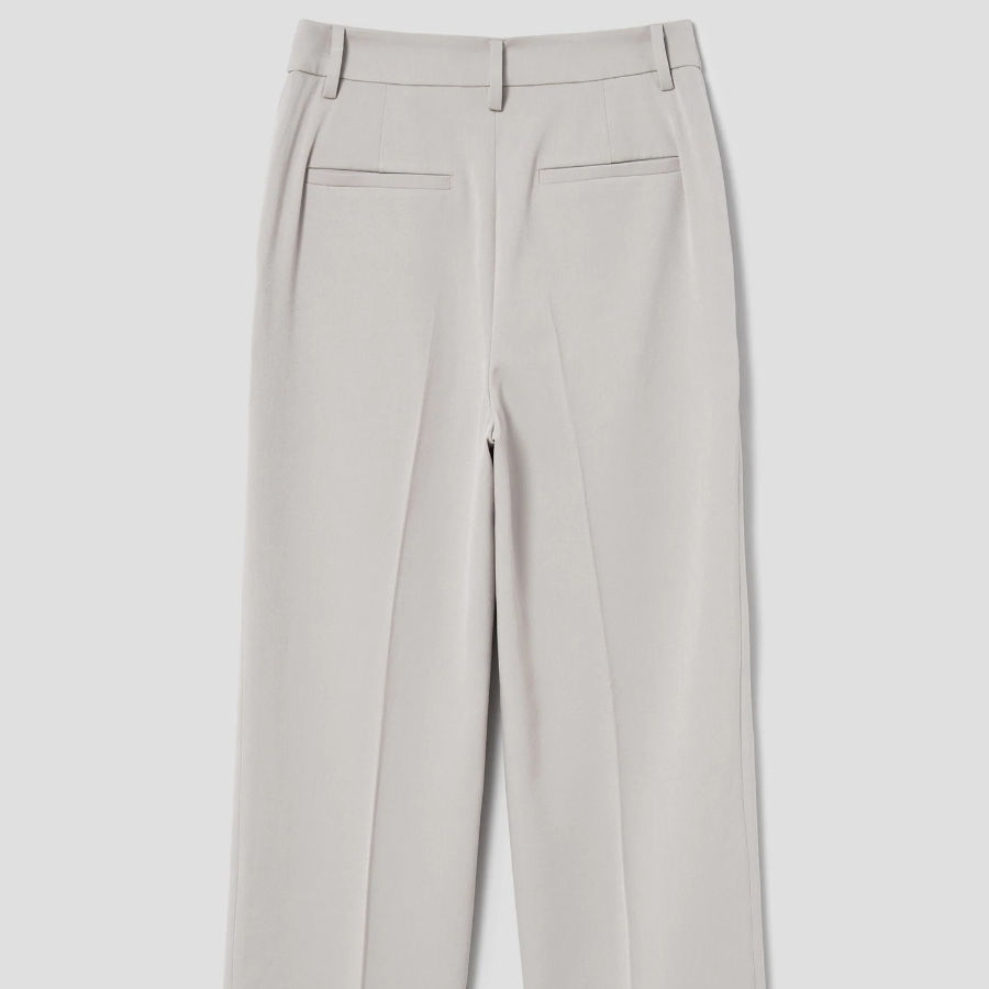 8 seconds Basic Straight Slacks - Beige