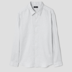 Theory Men Relaxed Linen Irving Shirt - Fog
