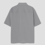 Theory Men Kelso Short Sleeve Overshirt - Dark Vapor