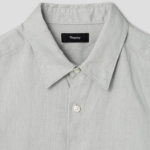 Theory Men Relaxed Linen Irving Shirt — Light Greenstone