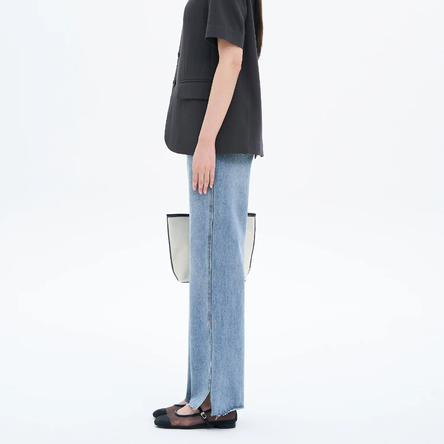 8 seconds Straight Denim Pants - Blue