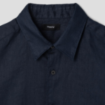 Theory Men Relaxed Linen Irving Shirt - Baltic