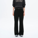 8 seconds Basic Long Bootcut Slacks - Black