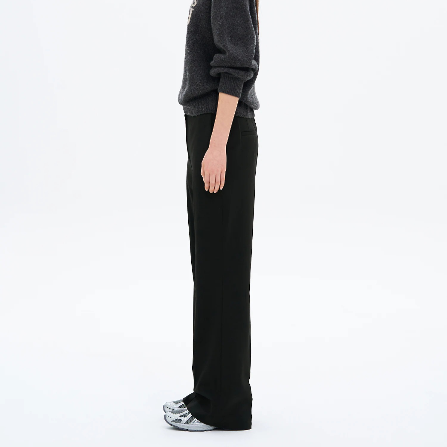 8 seconds Basic Long Bootcut Slacks - Black