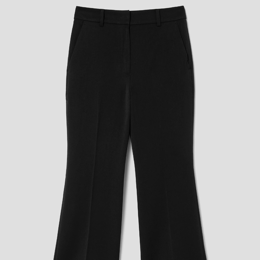 8 seconds Basic Long Bootcut Slacks - Black