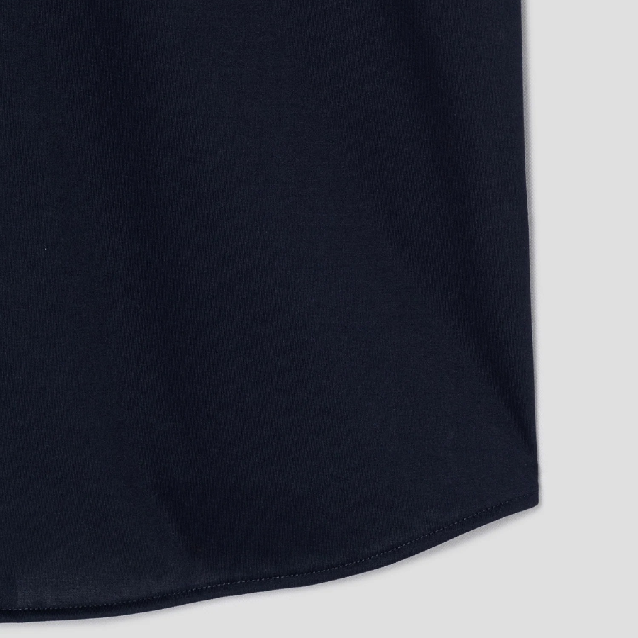 Theory Men Structure Knit Irving Short Sleeve Shirt - Eclipse