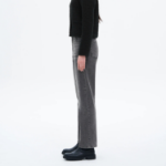 8 seconds Mid Length Straight Denim Pants - Light Grey