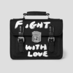 COMME des GARÇONS GIRL Fight With Love Graphic Canvas Bag