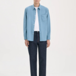 Theory Men Fluid Cotton Weekend Shirt - Rainstorm