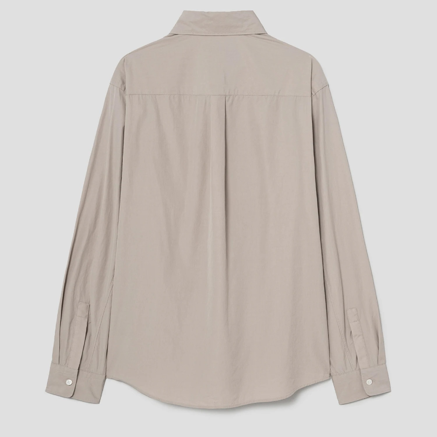 Theory Men Fluid Cotton Weekend Shirt - Earl Grey