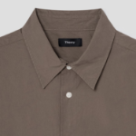 Theory Men Fluid Cotton Relaxed Shirt - Walnut