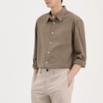 Theory Men Fluid Cotton Relaxed Shirt - Walnut