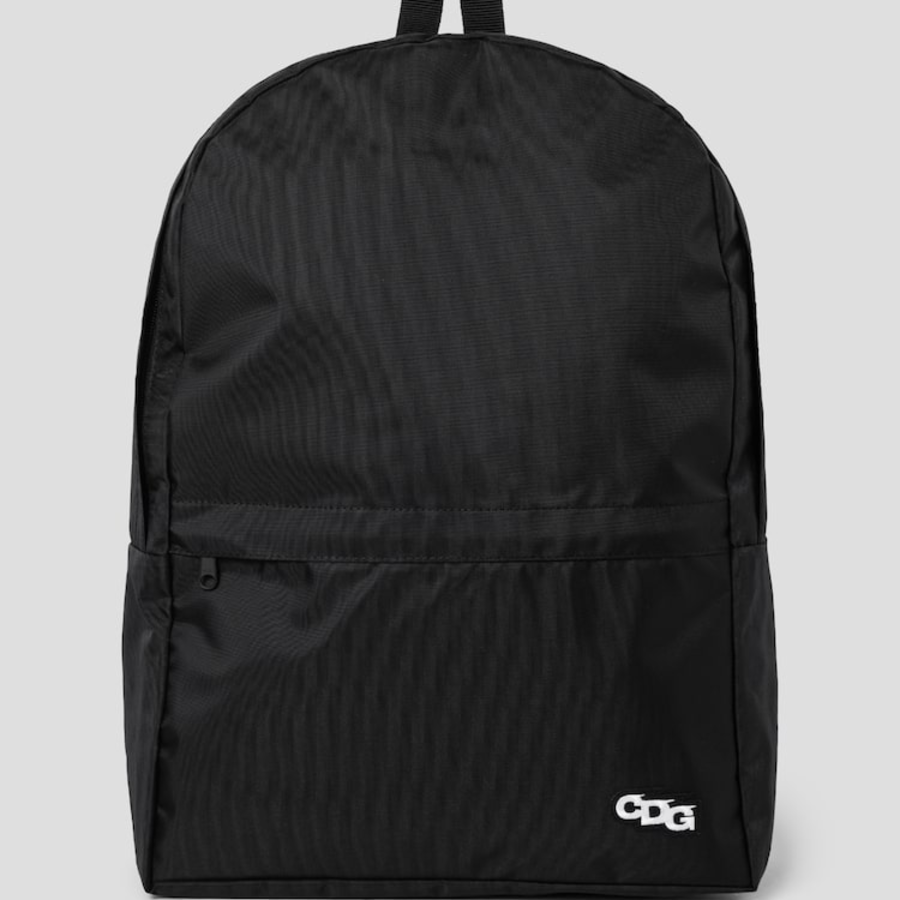 CDGCDGCDG Logo Patch Nylon Backpack – Black