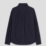 Theory Men Weekend Stripe Shirt - Baltic/White