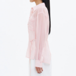 Theory Men Weekend Stripe Shirt - Baltic/White