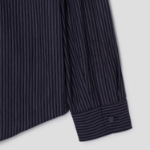 Theory Men Weekend Stripe Shirt - Baltic/White