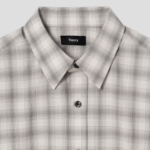 Theory Men Wool Irving Shirt - Sand/Walnut