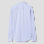 Theory Men Structure Knit Sylvain Shirt - Sky Blue