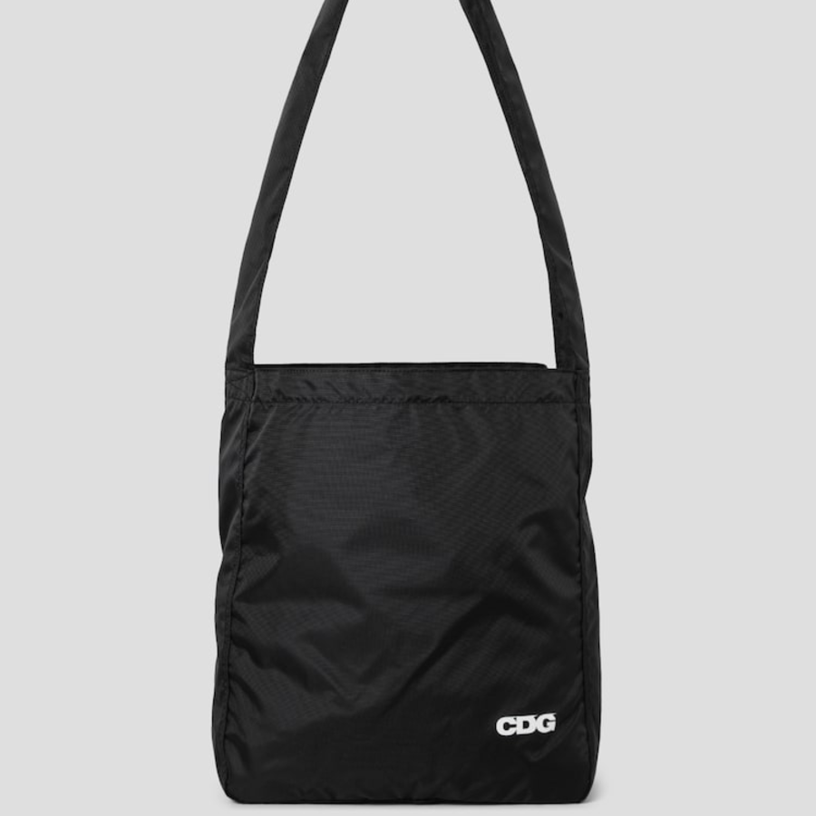 CDGCDGCDG Nylon Shoulder Bag – Black