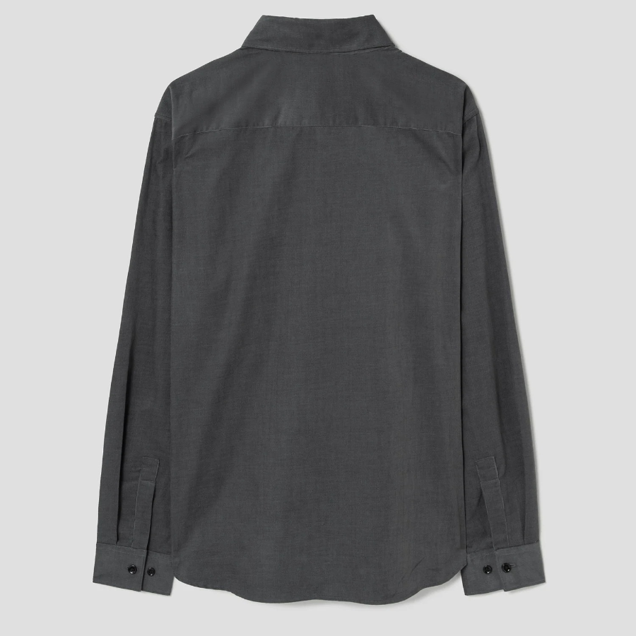 Theory Men Jazz Micro Cord Irving Shirt - Graphite