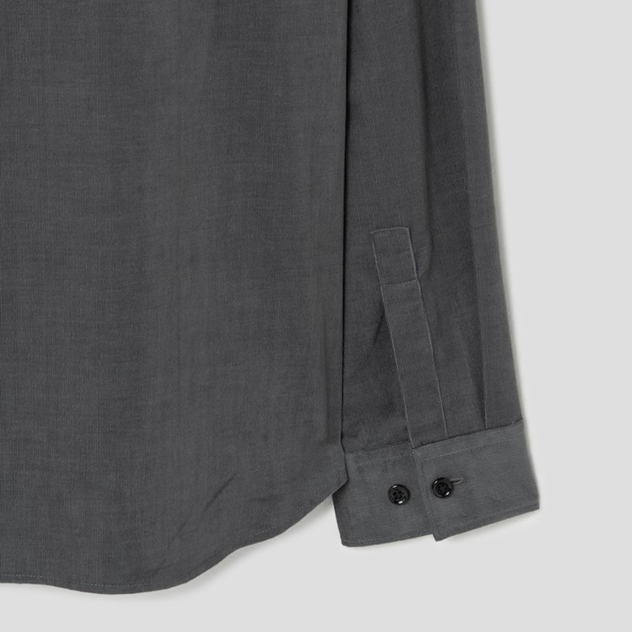 Theory Men Jazz Micro Cord Irving Shirt - Graphite
