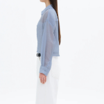 8 seconds Crinkle Long Sleeve Shirt — Sky Blue