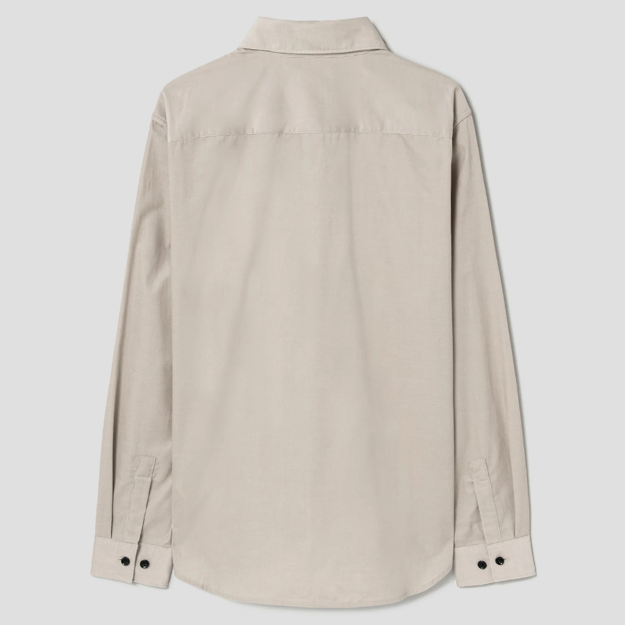 Theory Men Jazz Micro Cord Irving Shirt - Buff