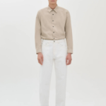 Theory Men Jazz Micro Cord Irving Shirt - Buff