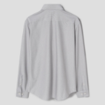 Theory Men Structure Knit Stripe Sylvain Shirt - Vapor Melange