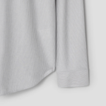 Theory Men Structure Knit Stripe Sylvain Shirt - Vapor Melange