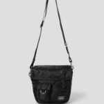 COMME des GARÇONS HOMME (Men) Nylon Twill PORTER Shoulder Bag – Black