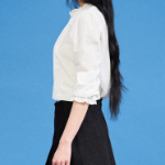 8 seconds Pintuck Balloon Blouse — White