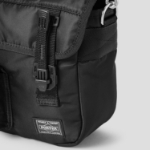 COMME des GARÇONS HOMME (Men) Nylon Twill PORTER Shoulder Bag – Black