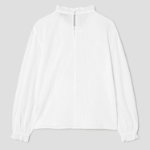 8 seconds Pintuck Balloon Blouse — White