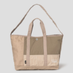 COMME des GARÇONS HOMME (Men) Cotton Nylon Rip Patchwork Garment Wash – Beige