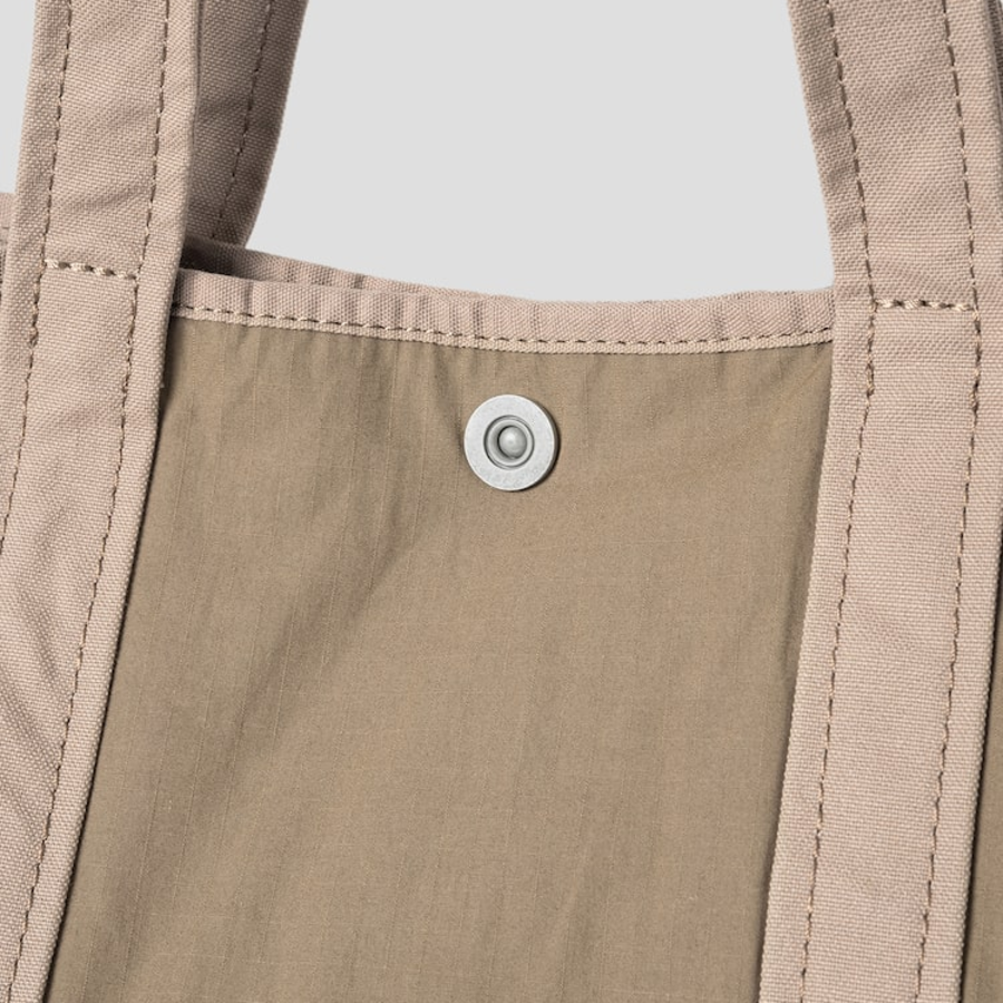 COMME des GARÇONS HOMME (Men) Cotton Nylon Rip Patchwork Garment Wash – Beige