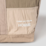 COMME des GARÇONS HOMME (Men) Cotton Nylon Rip Patchwork Garment Wash – Beige