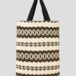 COMME des GARÇONS SHIRT (Men) Jacquard Knit Bag Live Free – Black