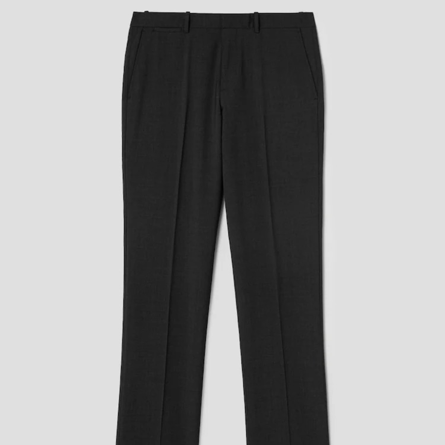 Theory Men New Tailor Marlo Suit Pants - Dark Charcoal