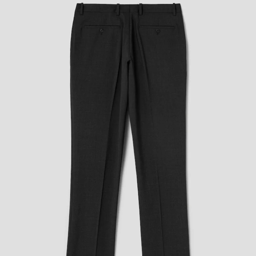 Theory Men New Tailor Marlo Suit Pants - Dark Charcoal