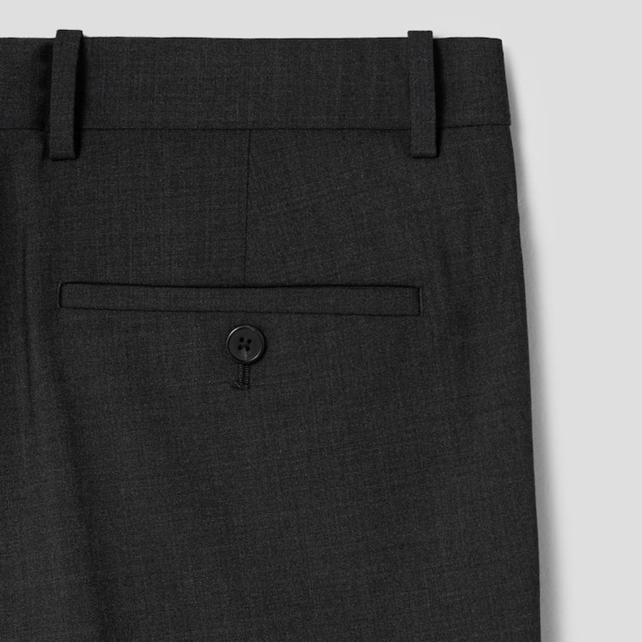 Theory Men New Tailor Marlo Suit Pants - Dark Charcoal
