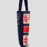 COMME des GARÇONS SHIRT (Men) Jacquard Knit Bag Strong Will – Navy