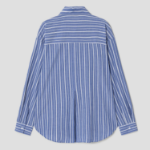 8 seconds Stripe Pattern Summer Shirt — Blue