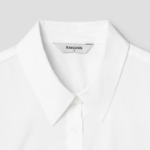 8 seconds Basic Cotton Short Sleeve Shirt — White