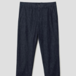 Theory Men Summer Denim Standard Chino Pants - Dark Wash