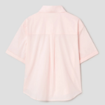 8 seconds Basic Cotton Short Sleeve Shirt — Light Pink
