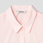 8 seconds Basic Cotton Short Sleeve Shirt — Light Pink